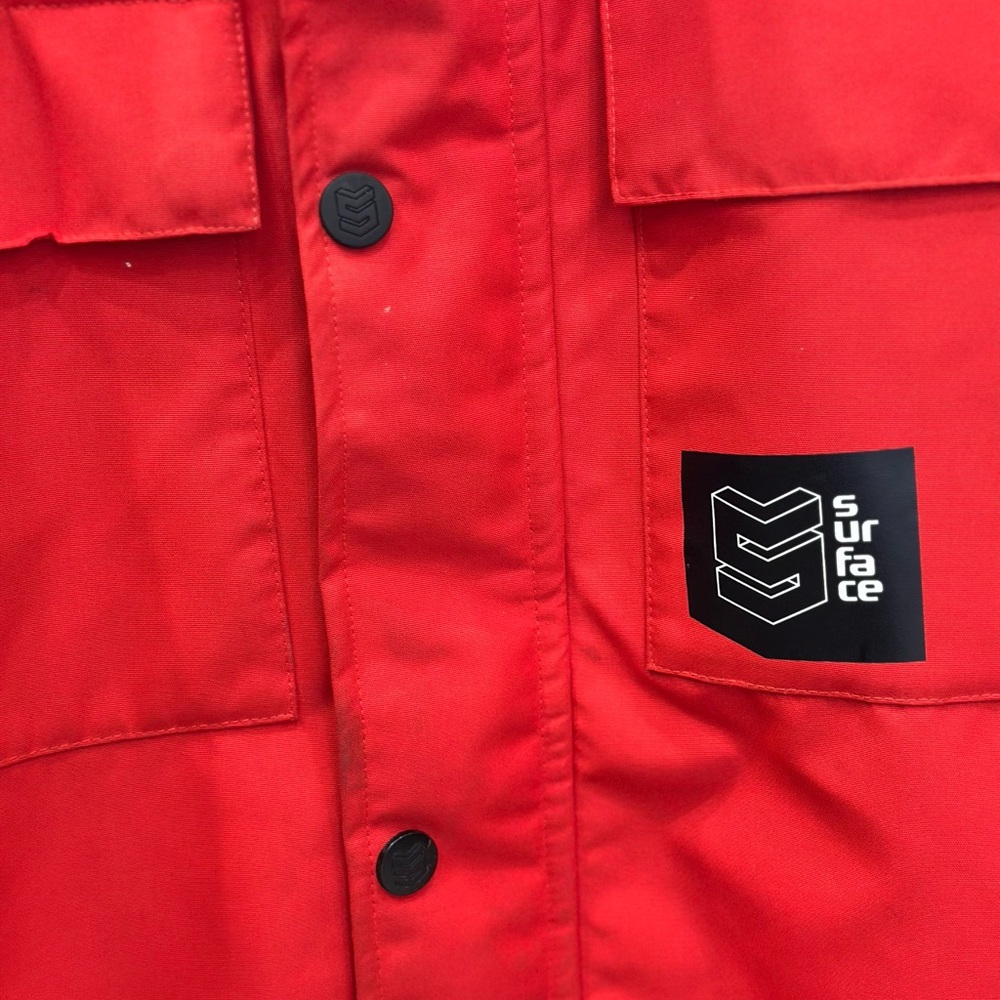 Men's Red Performance Ski Jacket - Picture 3 of 11